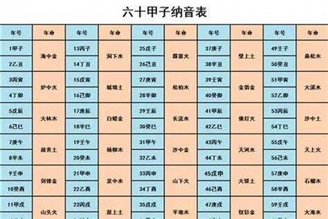 海中金|八字納音五行解析——海中金